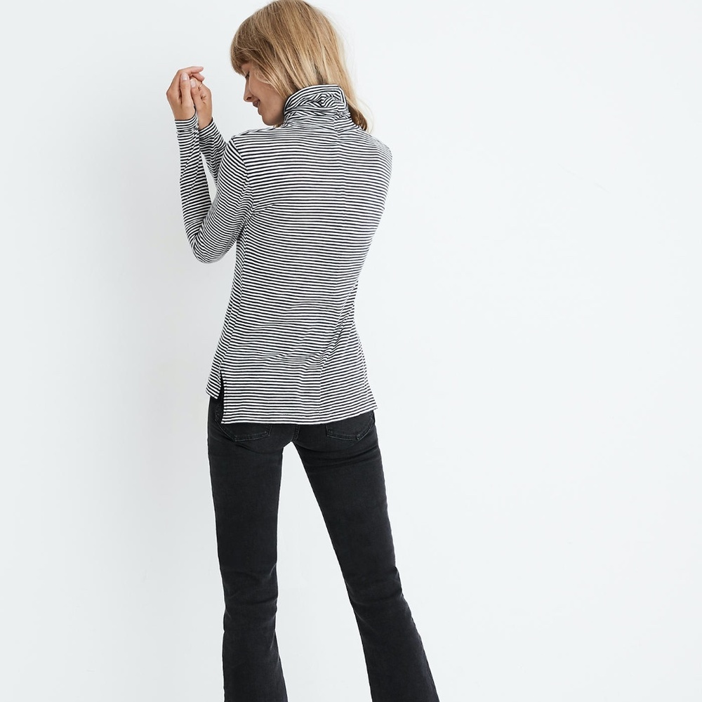 NWT Madewell Whisper Cotton Turtleneck Small - Picture 3 of 4